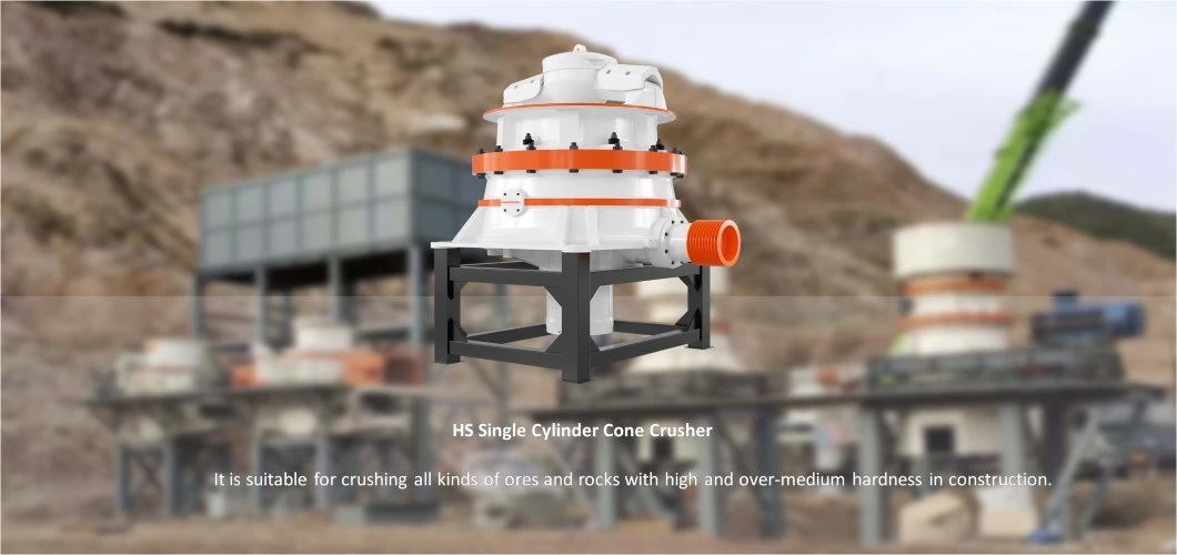 Steengroeve die en Primary/HS-Maalmachine van de enig-Cilinder de Hydraulische Kegel verpletteren ontginnen