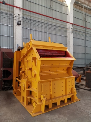 Geel Concreet de Machine75kw Verticaal Ce ISO, hydraulische effectmaalmachine, draagbare effectmaalmachine van de Effectmaalmachine
