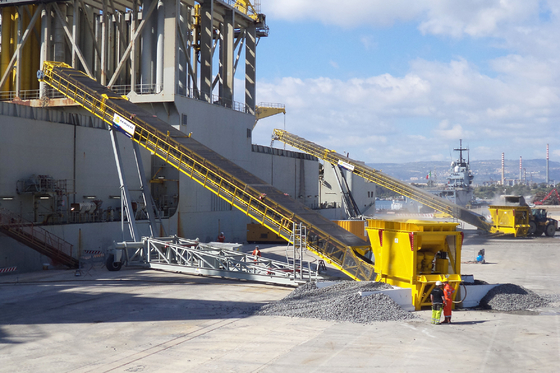 Multifunctie die van het de Transportbandb650 het Bulkschip van de Overdrachtriem de Dragerlading Leegmaken stapelen