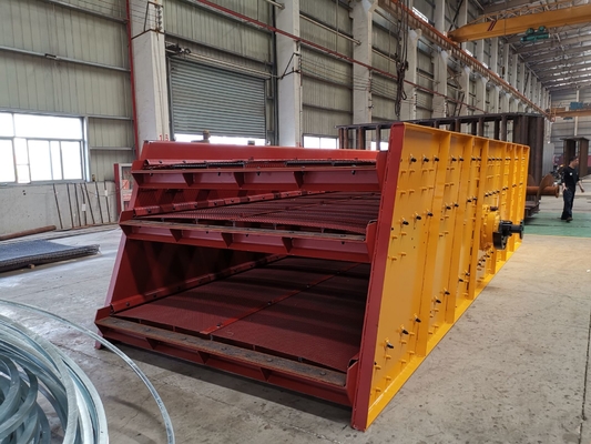 Gezamenlijke Cirkel Roterende het Trillende Schermseparator 120mm Soild-Grintzand