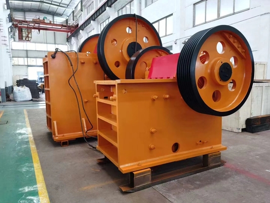 55Kw hard Graniet Klein Rots het Verpletteren Machinepe500*750 Geel Wit