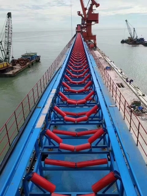 Mijnbouwtransportband 4 of 5 Lagen van de Overdrachtriem voor Steengroeve Verpletterende Installatie
