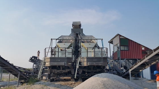 Mobiel Concreet van de het Kopermijn van de Blokmaalmachine Ijzererts 130 TPH-de Machines van de Cementmaalmachine