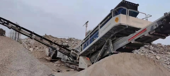 De draagbare Rots gebruikte Mobiel Opgezet Maalmachinemr110 Z EVO2 Spoor dat in 2018 wordt gemaakt