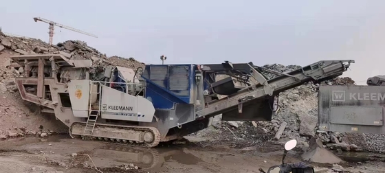 De draagbare Rots gebruikte Mobiel Opgezet Maalmachinemr110 Z EVO2 Spoor dat in 2018 wordt gemaakt