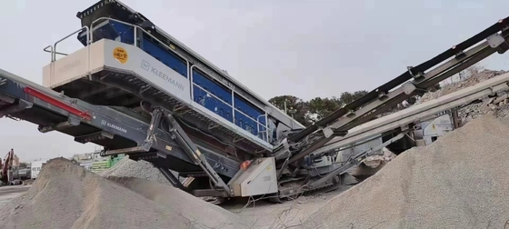 De draagbare Rots gebruikte Mobiel Opgezet Maalmachinemr110 Z EVO2 Spoor dat in 2018 wordt gemaakt