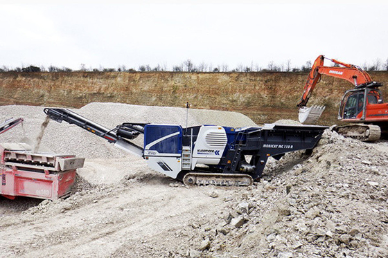Opgezette het spoor gebruikte Draagbare MC 110 R EVO van Kaakmaalmachines 248 KW