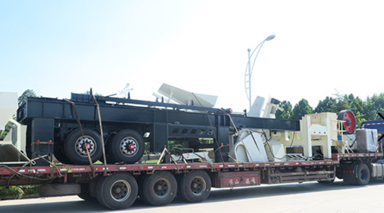 Mobiel Concreet van de het Kopermijn van de Blokmaalmachine Ijzererts 130 TPH-de Machines van de Cementmaalmachine