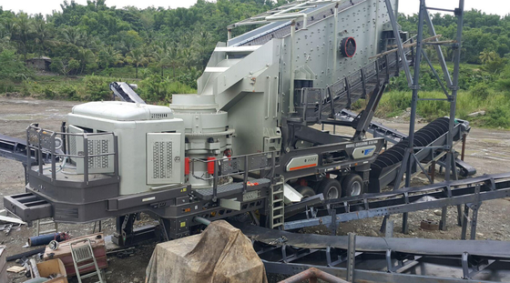 50 - 300 TPH Mobiele van de het Onderzoeksmijn van de Maalmachinemachine de Kegelmaalmachine 245mm het Voeden Grootte