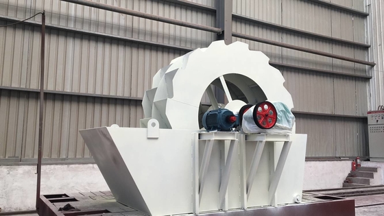 De Machine 7.5kw 180 van het wiel Trillende Scherm Gouden Spiraalvormige het Zandwasmachine van TPH