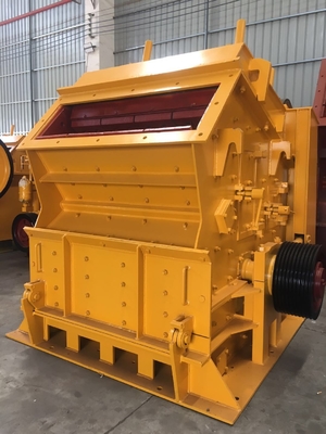 Geel Concreet de Machine75kw Verticaal Ce ISO, hydraulische effectmaalmachine, draagbare effectmaalmachine van de Effectmaalmachine