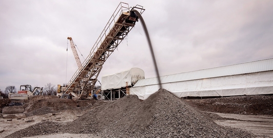 Van het de Transportband de Mobiele Ijzererts van de Overdrachtriem van het de Steenkoolcement Brede Riem over lange afstand