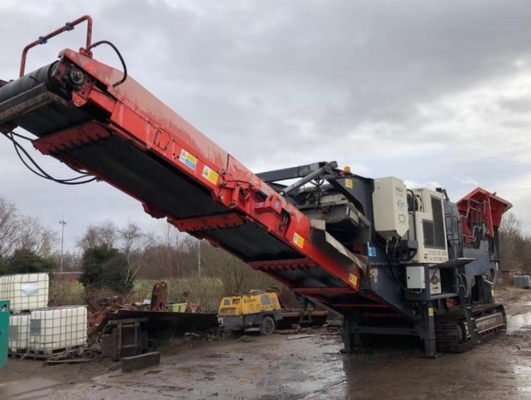 QJ341 draagbare Gebruikte Mobiele de Kaakmaalmachine van het Maalmachinespoor die in 2015 wordt gemaakt