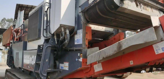 QJ341 draagbare Gebruikte Mobiele de Kaakmaalmachine van het Maalmachinespoor die in 2015 wordt gemaakt