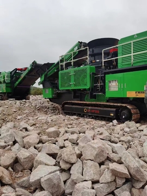 Mobiele de Maalmachinemachine van het kalksteenkruippakje, Draagbare de Kegelmaalmachine van het Steengroevespoor