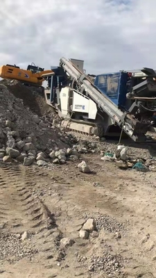 330t/H gebruikte Mobiele Maalmachine 200 het Mobiele Trillende Scherm van TPH MR110ZI EVO2 dat in Duitsland wordt gemaakt